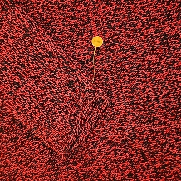 Ralph Lauren Jeans Co Womens Pullover Sweater Red/Black Boat Neck - Picture 8 of 8